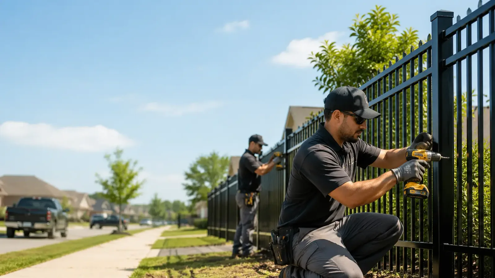 Metal Fence Installation in Goree, TX